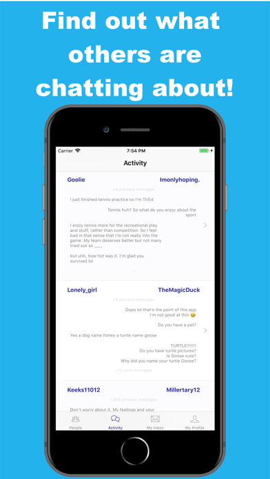 Bored Chat-chat with strangers screenshot 3