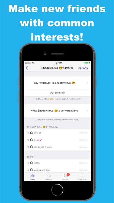Bored Chat-chat with strangers screenshot 5