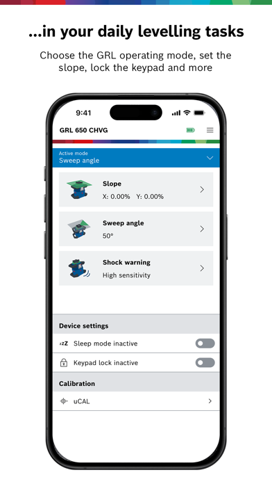 Bosch Leveling Remote App screenshot 1