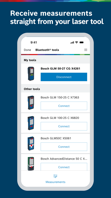 Bosch MeasureOn screenshot 1