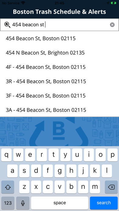 Boston Trash Schedule & Alerts screenshot 4