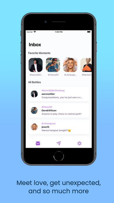 Bottler - AI Social Network screenshot 1