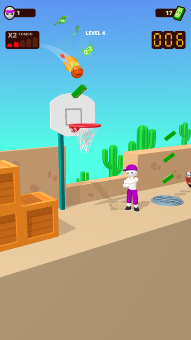 Bounce Dunk - basketball game screenshot 4