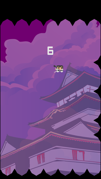 Bouncy Samurai - Tap to Make Him Bounce, Fight Time and Don't Touch the Ninja Shadow Spikes screenshot 1