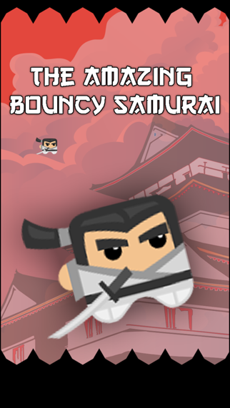 Bouncy Samurai - Tap to Make Him Bounce, Fight Time and Don't Touch the Ninja Shadow Spikes screenshot 5