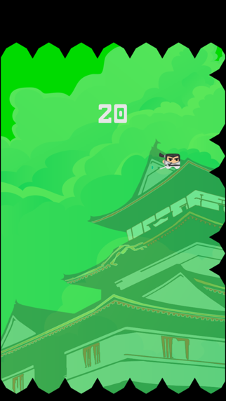 Bouncy Samurai - Tap to Make Him Bounce, Fight Time and Don't Touch the Ninja Shadow Spikes screenshot 3