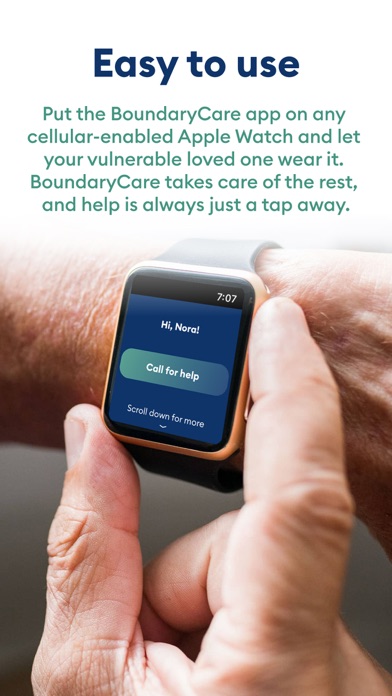 BoundaryCare Watch-Based GPS screenshot 2
