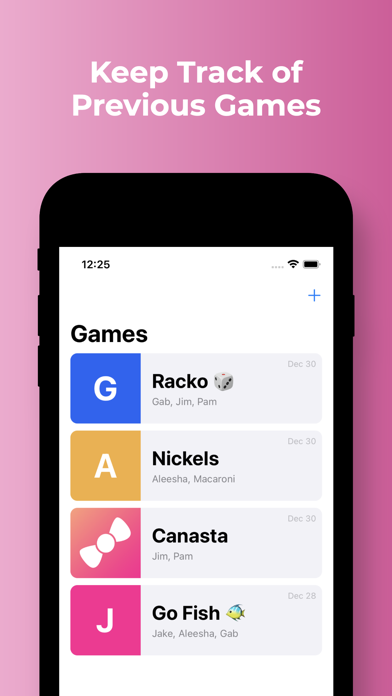 Bowtie: Score Keeping App screenshot 2