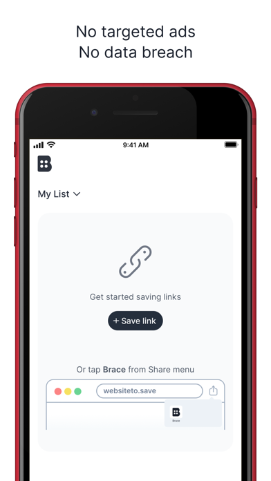 Brace.to - Bookmark Manager screenshot 2