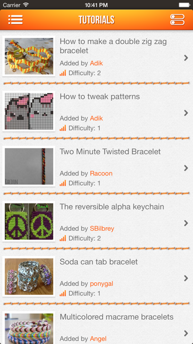 BraceletBook screenshot 2