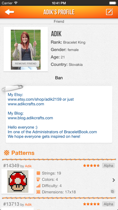 BraceletBook screenshot 1