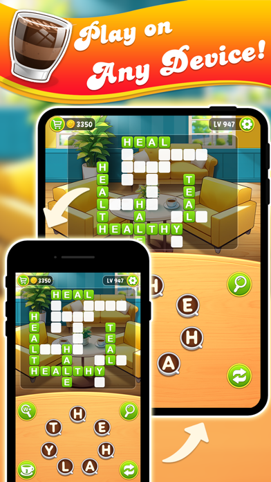 Brain training game:WordCoffee screenshot 1