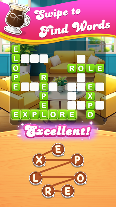 Brain training game:WordCoffee screenshot 3