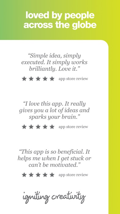Brainsparker Creativity Coach screenshot 1
