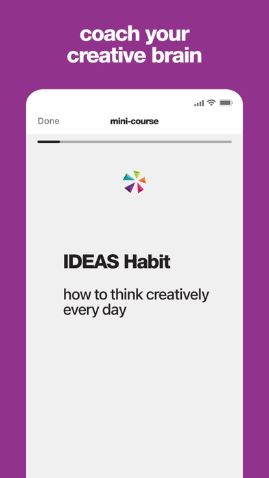 Brainsparker Creativity Coach screenshot 4