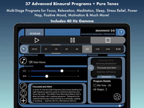 BrainWave: 37 Binaural Series™ screenshot 10