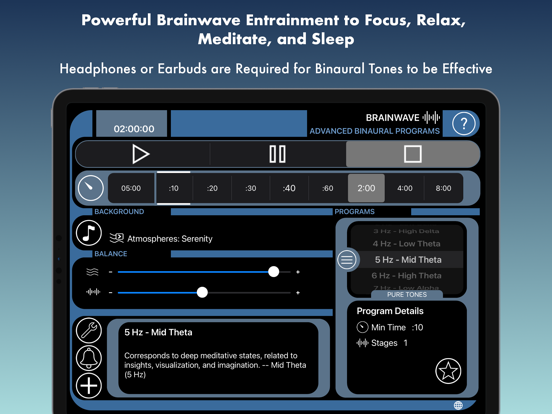 BrainWave: 37 Binaural Series™ screenshot 7