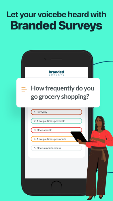 Branded Surveys: Paid rewards screenshot 1