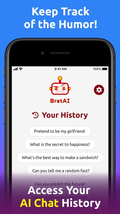 BratAI - A Witty Chat AI Bot screenshot 1