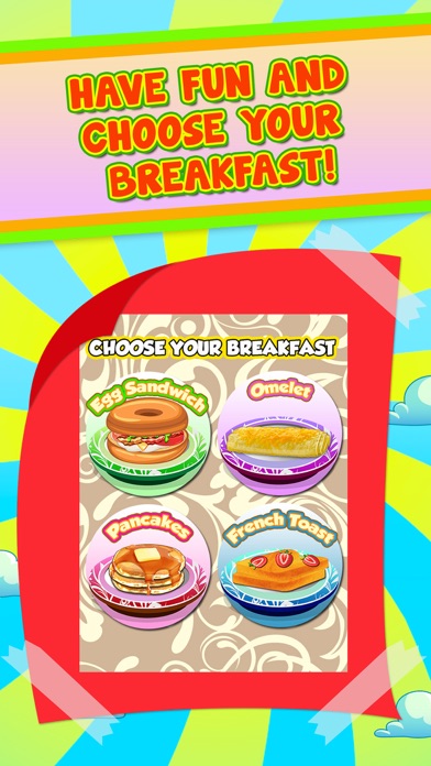 Breakfast Food Maker Kids Games (Girls & Boys) screenshot 1