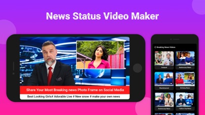 Breaking News Video Maker screenshot 1