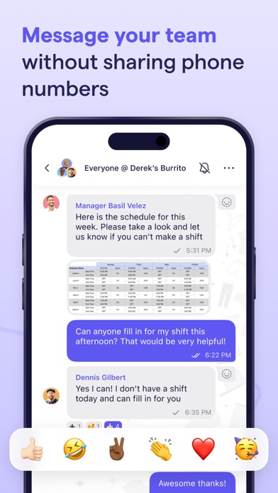 Breakroom Chat & Scheduling screenshot 7