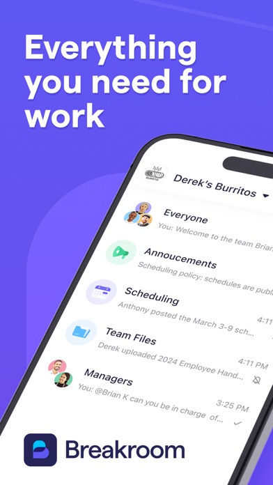 Breakroom Chat & Scheduling screenshot 9