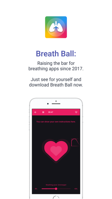 Breath Ball: Breathing & HRV screenshot 1
