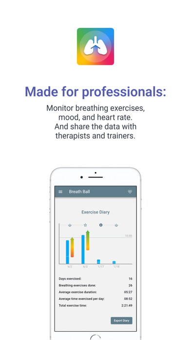 Breath Ball: Breathing & HRV screenshot 3