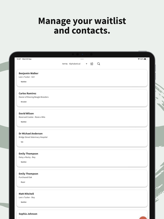 Breedera - Dog Breeder App screenshot 1
