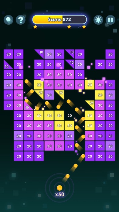 Bricks n Balls - Block Breaker screenshot 1