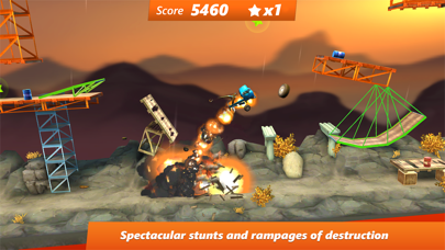 Bridge Constructor Stunts! screenshot 4