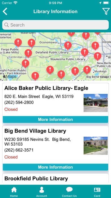 Bridges Library Café Mobile screenshot 1
