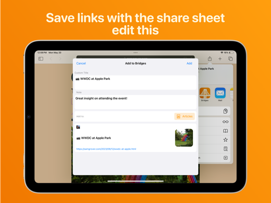 Bridges: Link Formatting screenshot 2