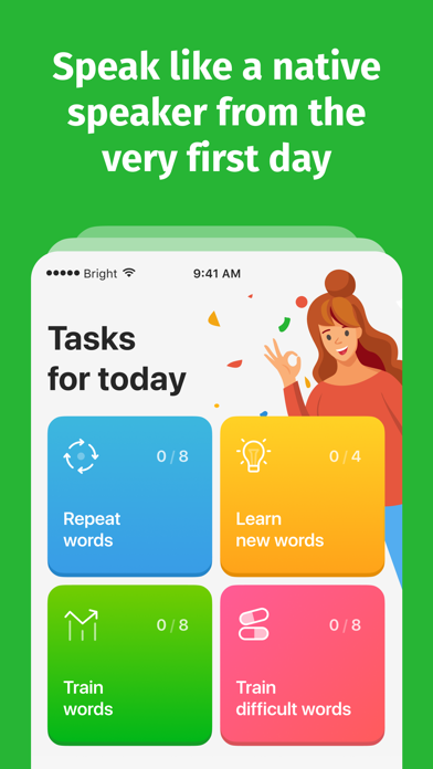 Bright - English for beginners screenshot 1