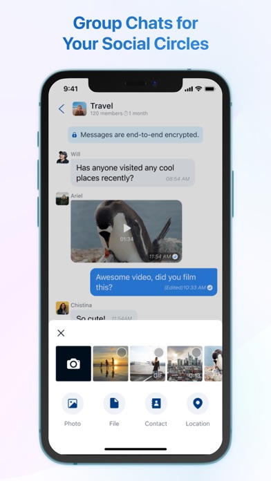 BrightChat - Messaging & Call screenshot 1