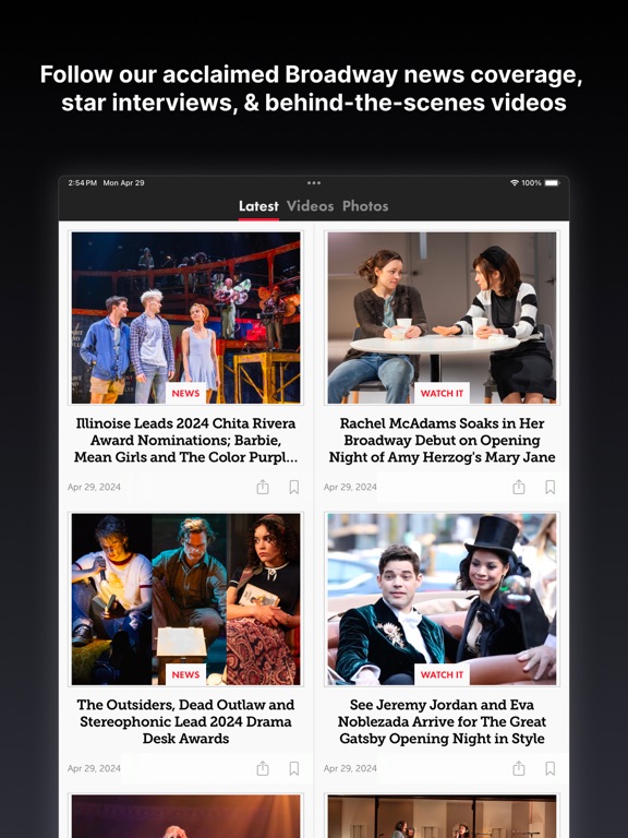 Broadway.com screenshot 2