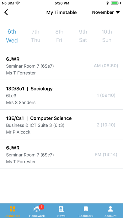 Bromcom Student App screenshot 1