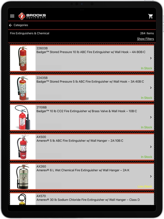 Brooks Equipment screenshot 2