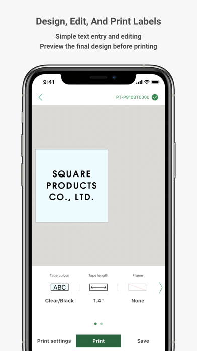 Brother P-touch Design&Print 2 screenshot 2