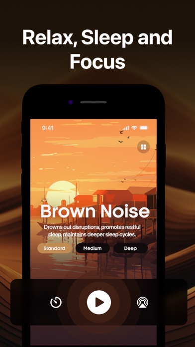 Brown Noise for Sleep screenshot 4