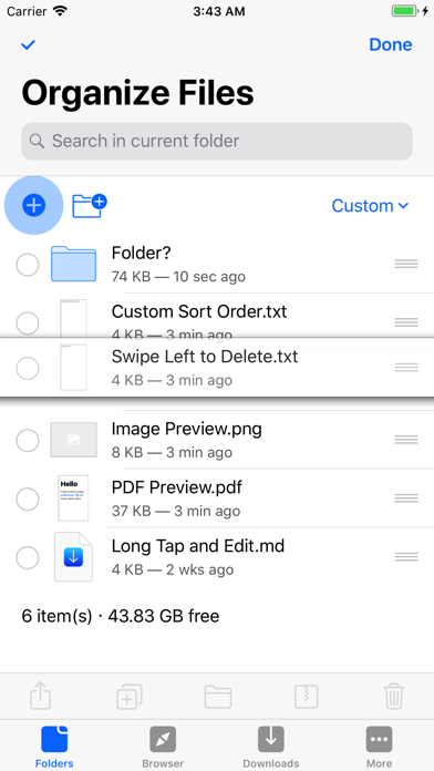 Browser and Documents Manager screenshot 3