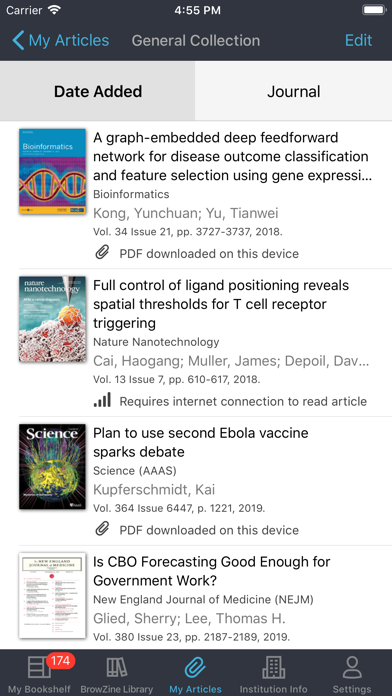 BrowZine screenshot 3