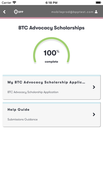 BTC Advocacy Scholarships screenshot 4
