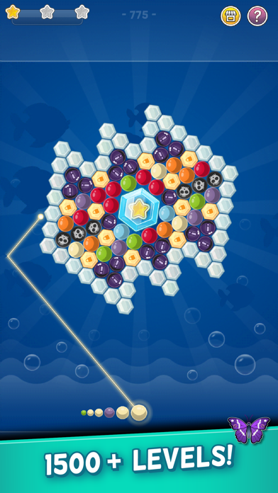 Bubble Cloud: Spinning Match-3 screenshot 2