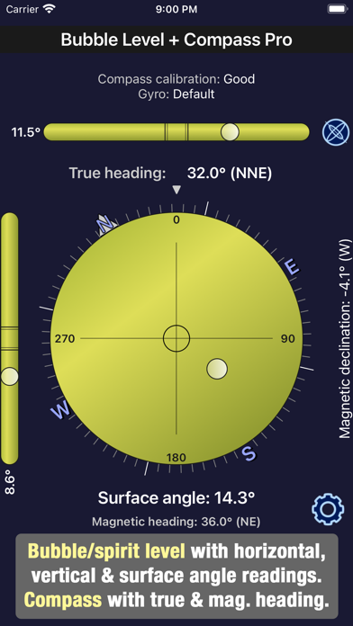 Bubble Level + Compass Pro screenshot 5