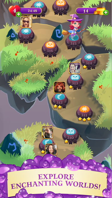 Bubble Witch 3 Saga screenshot 2