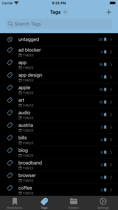 Buchen - Bookmarks screenshot 4