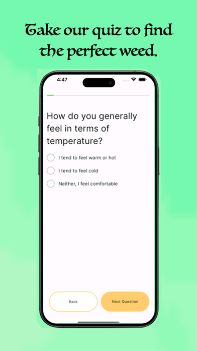 BudAlchemist: Weed Strain Quiz screenshot 2