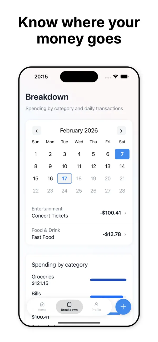 Budget App - TapSheet screenshot 3